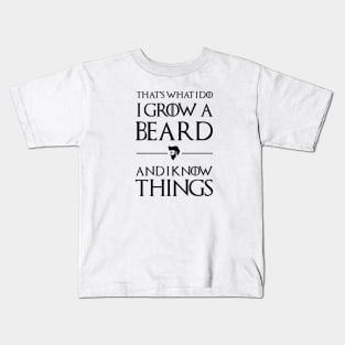 Bearded Man Shirt Kids T-Shirt